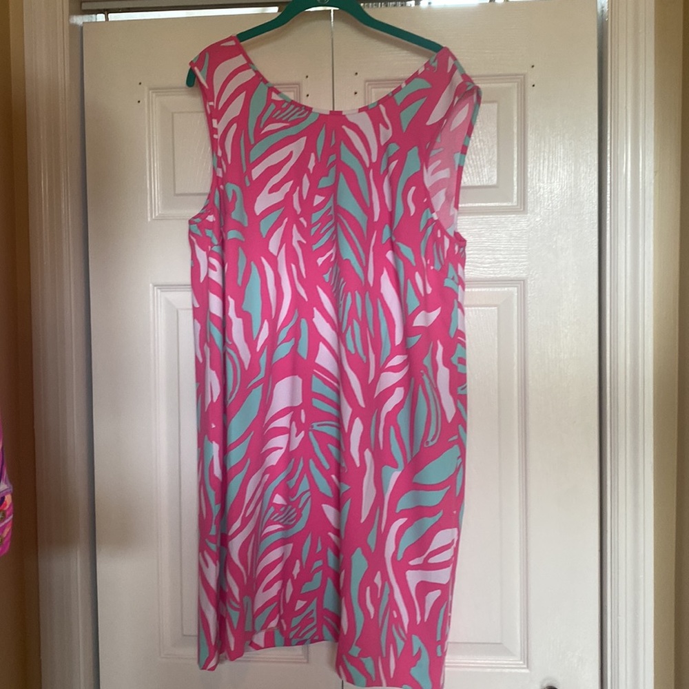 NWT Lilly Pulitzer sabrina shift papaya playa xl - Picture 5 of 5